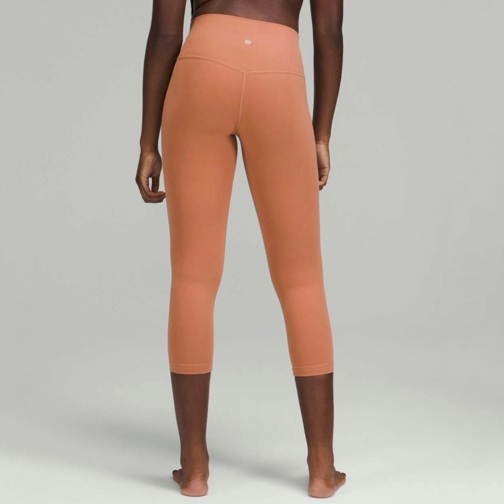 Lululemon | Align High-Rise Crop Dusty Clay Double Lined Size 6